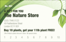 Green Leaf Loyalty Card