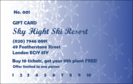 Winter Blizzard Loyalty Card