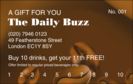 Coffee Loyalty Card