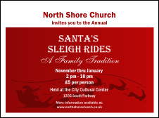 Christmas Scene Invitation