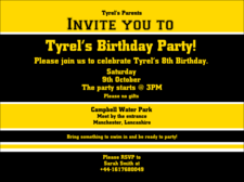 Sports Invitation 006