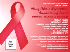 Red Ribbon Invitation