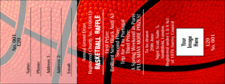 Basketball Raffle Ticket 002