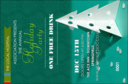 Paper Christmas Tree Drink Ticket