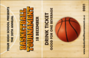 Basketball Court Drink Ticket