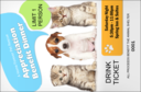 Animal Rescue Drink Ticket