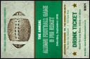 Football Green Drink Ticket