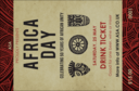 African Theme Drink Ticket