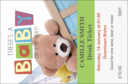 Baby Shower Teddy Drink Ticket