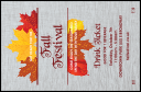 Fall Simple Drink Ticket