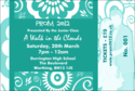Turquoise Prom Drink Ticket