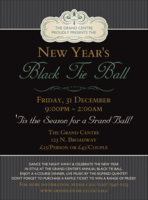 Classic Black Pinstripe Flyer