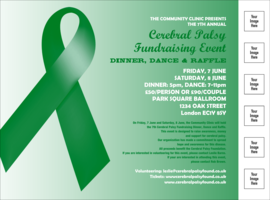 Green Ribbon Logo Flyer