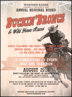Bucking Bronco Image Flyer