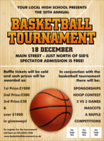 Basketball Court Flyer
