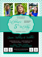 Happy Birthday Chevron Flyer