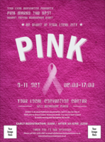 Breast Cancer Pink Ribbon Flyer