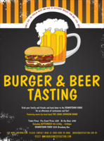 Burgers and Beer Flyer