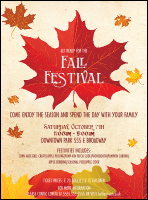 Fall Leaves Flyer