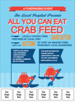 Crab Feed Logo Flyer