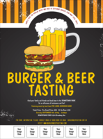 Burgers and Beer Logo Flyer
