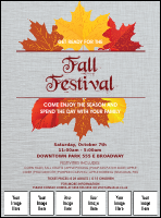 Fall Simple Image Flyer