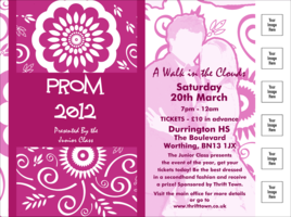 Fuchsia Prom Flyer