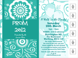 Turquoise Prom Flyer