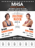 Versus All Purpose Logo Flyer (Black)