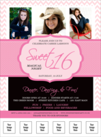 Sweet 16 Logo Flyer