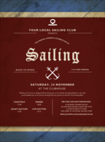 Sailing Logo Flyer