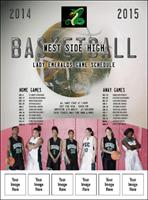 Basketball Schedule Logo Flyer