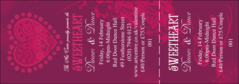Valentines Heart Event Ticket