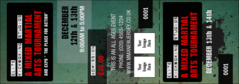 Contemporary Mixed Martial Arts Event Ticket