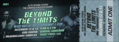 MMA Main Event Event Ticket (Blue)