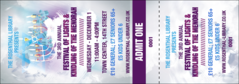 Hanukkah Abstract Event Ticket