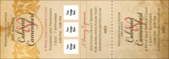 Year Parchment Paper Event Ticket