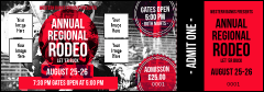 Modern Rodeo Event Ticket