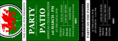 Welsh Flag Event Ticket Event Ticket