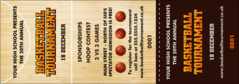Basketball Court Event Ticket