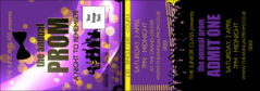 Prom Limo Event Ticket
