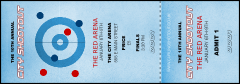Curling Event Ticket