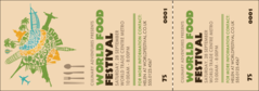 Food Festival Event Ticket