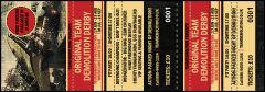 Demolition Derby Event Ticket