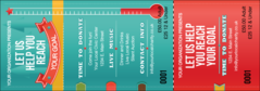 Fundraising Thermometer Event Ticket