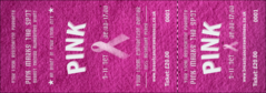 Breast Cancer Pink Ribbon Event Ticket