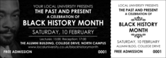 Black History Month Event Ticket
