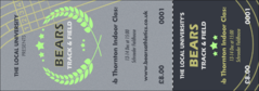 Track and Field Event Ticket