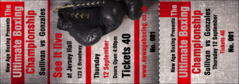 Boxing Gloves Event Ticket