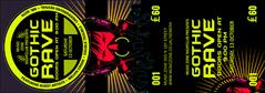 Goth Rave Event Ticket